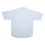 COLUMBIA Mens Shirt Blue Viscose Chevron XL