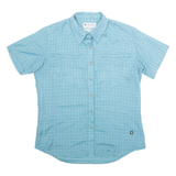 COLUMBIA Mens Shirt Blue Check S