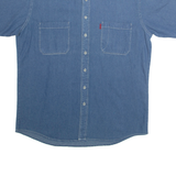 GARRY JEANS Mens Denim Shirt Blue M