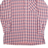 N40 Mens Shirt Maroon Striped Long Sleeve XL