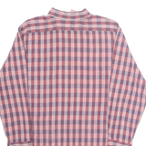 N40 Mens Shirt Maroon Striped Long Sleeve XL