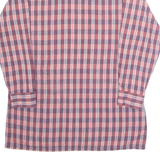 N40 Mens Shirt Maroon Striped Long Sleeve XL