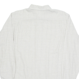 CAMPIONE Mens Shirt Beige Check Long Sleeve M