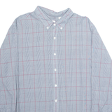 LEVI'S Mens Shirt Grey Plaid Long Sleeve 2XL
