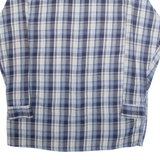 BREMO Mens Shirt Grey Plaid Long Sleeve XL