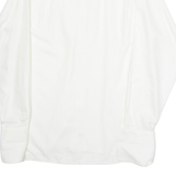 SACHS FESTIVAL Mens Formal Shirt White Crazy Pattern Long Sleeve M