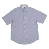 TOMMY HILFIGER Mens Shirt Blue Gingham M