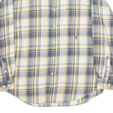 TOMMY HILFIGER Mens Shirt Yellow Check Long Sleeve M