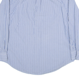 NAUTICA Mens Shirt Blue Striped Long Sleeve L