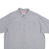 WRANGLER Mens Plain Shirt Grey XL