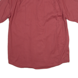 WRANGLER Mens Plain Shirt Red 90s M