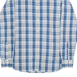 NAUTICA Mens Shirt Blue 90s Check Long Sleeve S