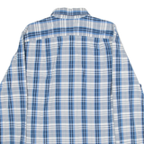 NAUTICA Mens Shirt Blue 90s Check Long Sleeve S