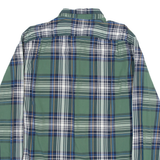 NAUTICA Mens Shirt Green Check Long Sleeve L
