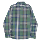 NAUTICA Mens Shirt Green Check Long Sleeve L