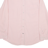 NAUTICA Mens Plain Shirt Pink Long Sleeve M