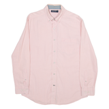 NAUTICA Mens Plain Shirt Pink Long Sleeve M