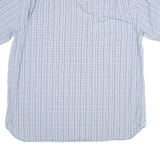 TOMMY HILFIGER 80's Ply Mens Shirt Blue Check XL