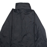 COLUMBIA Crater Lake Womens Rain Jacket Black Nylon Hooded L