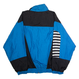 ICE HOCKEY WINNERS Mens Shell Jacket Blue Nylon 90s Colourblock L