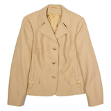 BECO Womens Blazer Jacket Brown Wool 90s S