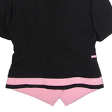 PM Womens Blazer Jacket Black Colourblock UK 10