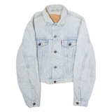 LEVI'S Womens Denim Jacket Blue S