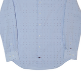 TOMMY HILFIGER Mens Shirt Blue Long Sleeve S