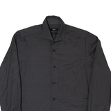 HUGO BOSS Slim Fit Ridley Mens Shirt Black Spotted Long Sleeve S