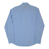 PME LEGEND Mens Shirt Blue Spotted Long Sleeve L
