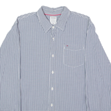 TOMMY HILFIGER Mens Shirt Blue Gingham Long Sleeve M