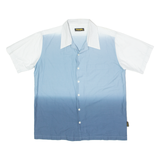 WRANGLER Mens Shirt Blue Colourblock XL