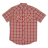 WRANGLER Western Mens Shirt Red Check XL