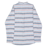 TOMMY HILFIGER Womens Shirt Blue Striped Long Sleeve XL