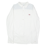 LEVI'S Mens Plain Shirt White Long Sleeve S