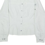 MAMMUT Womens Shirt White Check Long Sleeve S