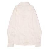 GUESS Womens Plain Shirt Pink Long Sleeve UK 4