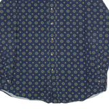 NAUTICA Mens Shirt Blue Geometric Long Sleeve L