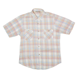 LEVI'S Mens Shirt Blue Linen 90s Plaid L