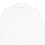 CARTIER Mens Plain Shirt White Long Sleeve XL