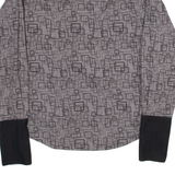 LEE COOPER Slim Mens Shirt Grey 90s Gingham Long Sleeve XL