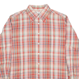 WASH AND WEAR Mens Shirt Red Check Long Sleeve XL