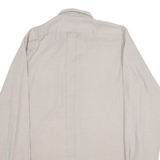 UNIVERSITY Mens Shirt Brown Gingham Long Sleeve M