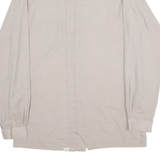 UNIVERSITY Mens Shirt Brown Gingham Long Sleeve M