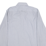 HUGO BOSS Regular Fit Mens Shirt Black Striped Long Sleeve M