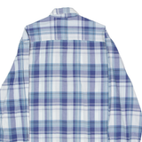 TIMBERLAND Mens Shirt Blue Plaid Long Sleeve M