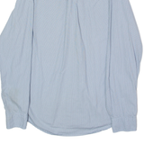 TOMMY HILFIGER Mens Shirt Blue Chevron Long Sleeve M