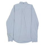 TOMMY HILFIGER Mens Shirt Blue Chevron Long Sleeve M