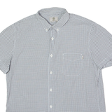 TIMBERLAND Slim Fit Mens Shirt Blue Check L