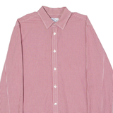 LEVI'S Classic Fit Mens Shirt Red Gingham Long Sleeve M